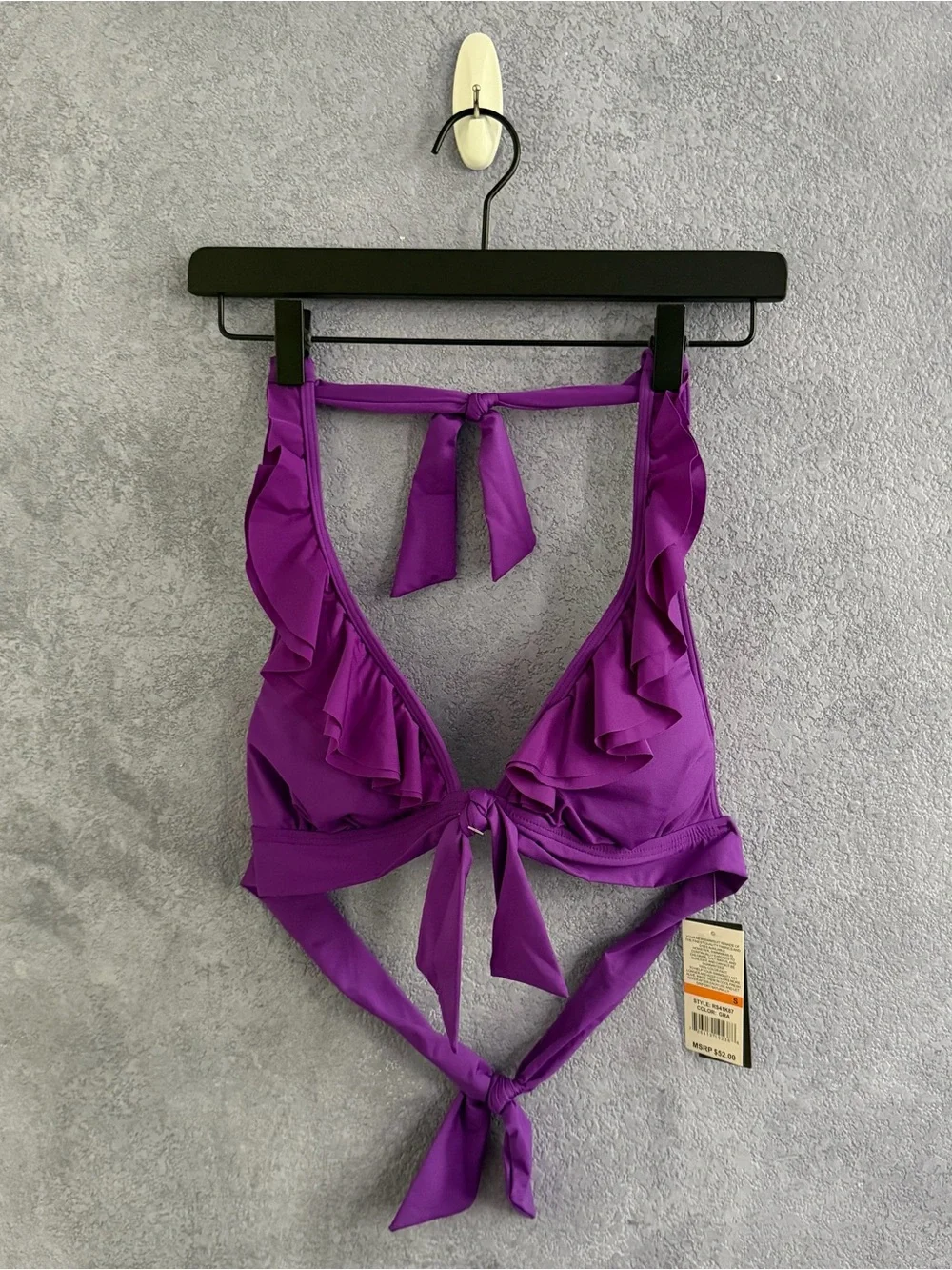 Kenneth Cole Reaction Bikini Halter Top (NWT) • Size: S